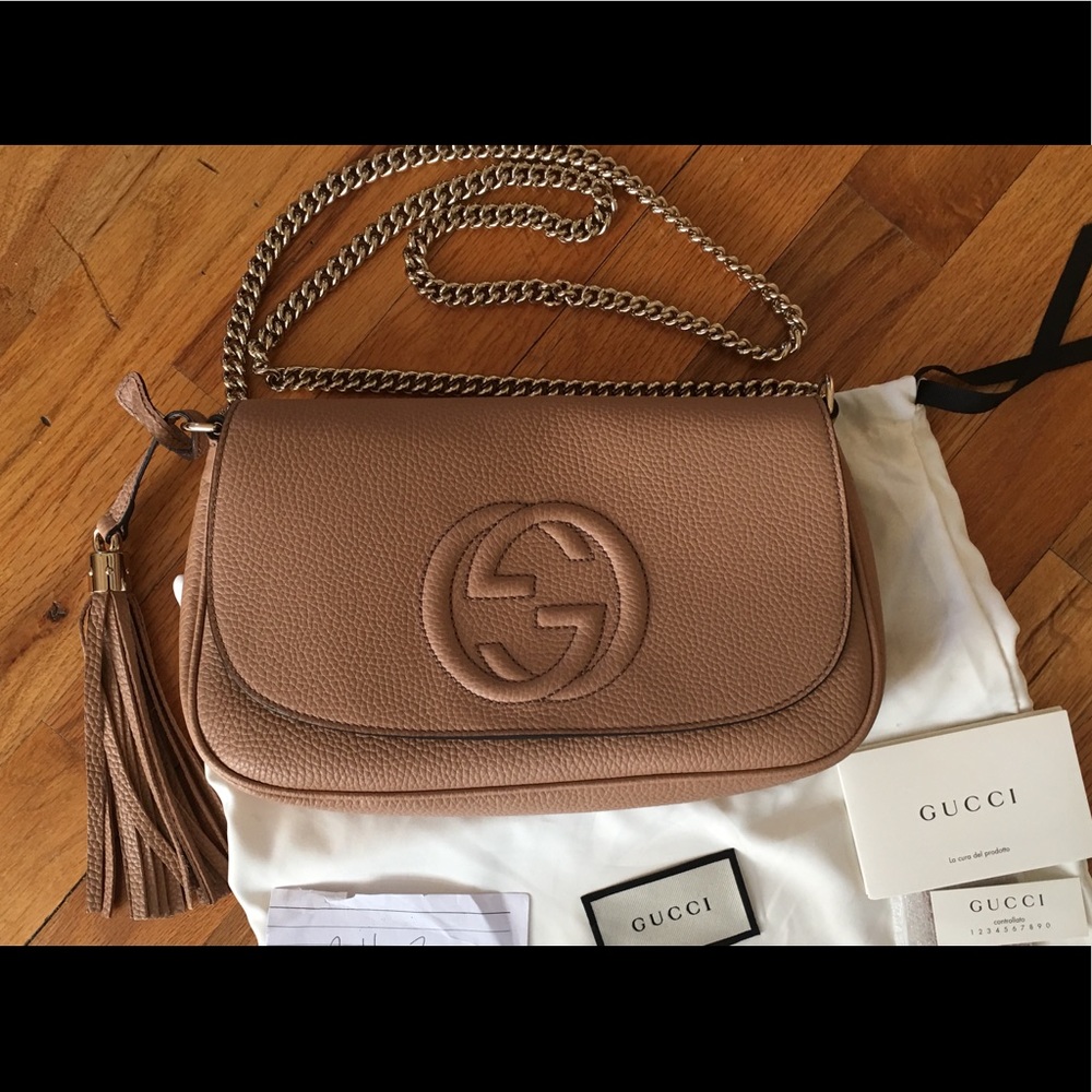 SOLD Gucci Soho Flap Chain Bag- Brand New w/Tags